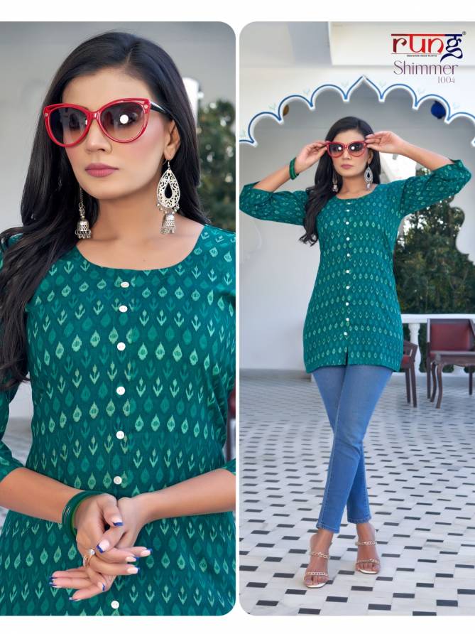 Shimmer By Rung Cotton Printed Ladies Top Wholesalers In Delhi